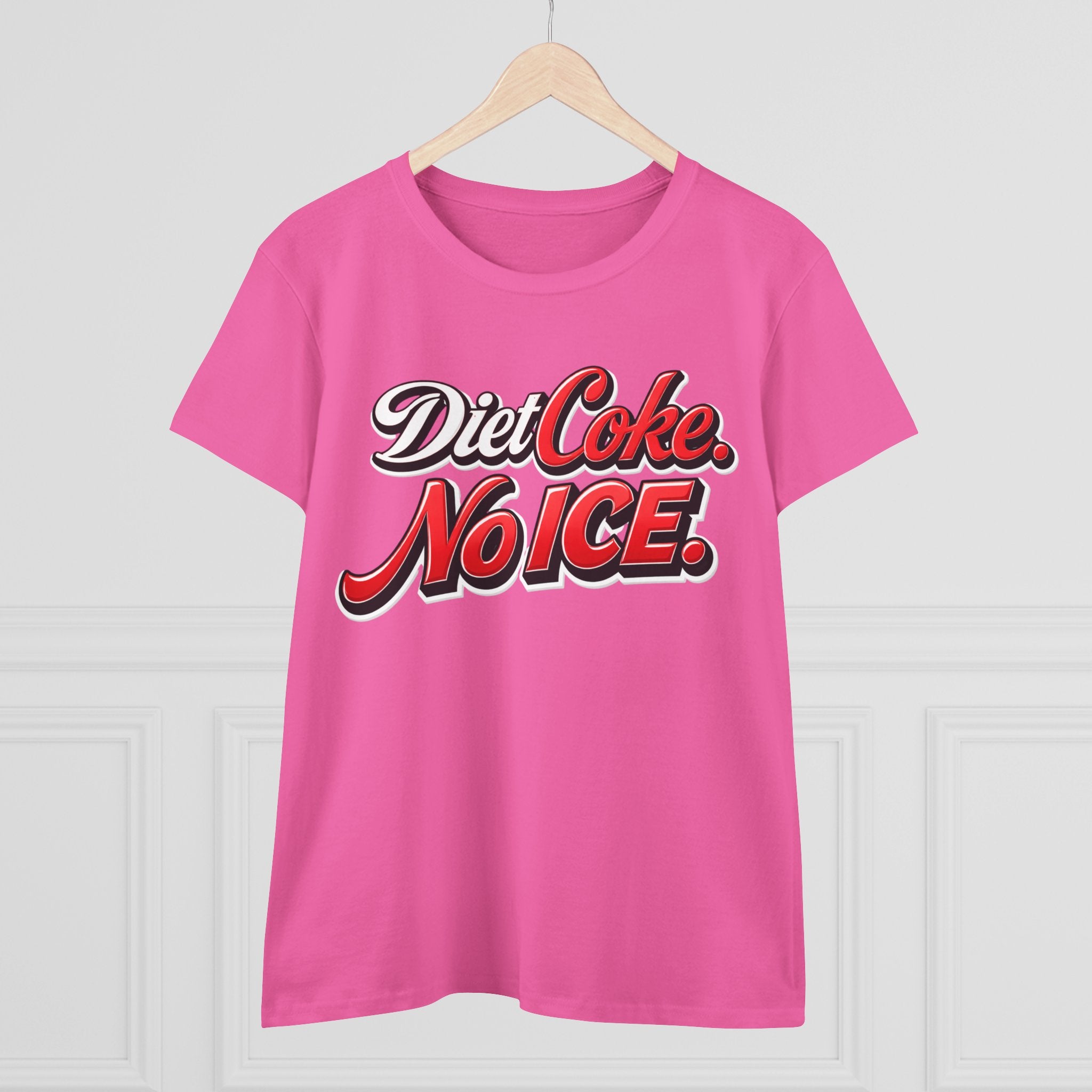 Diet Coke No Ice T‑Shirt — Retro Soda Graphic Tee for Women