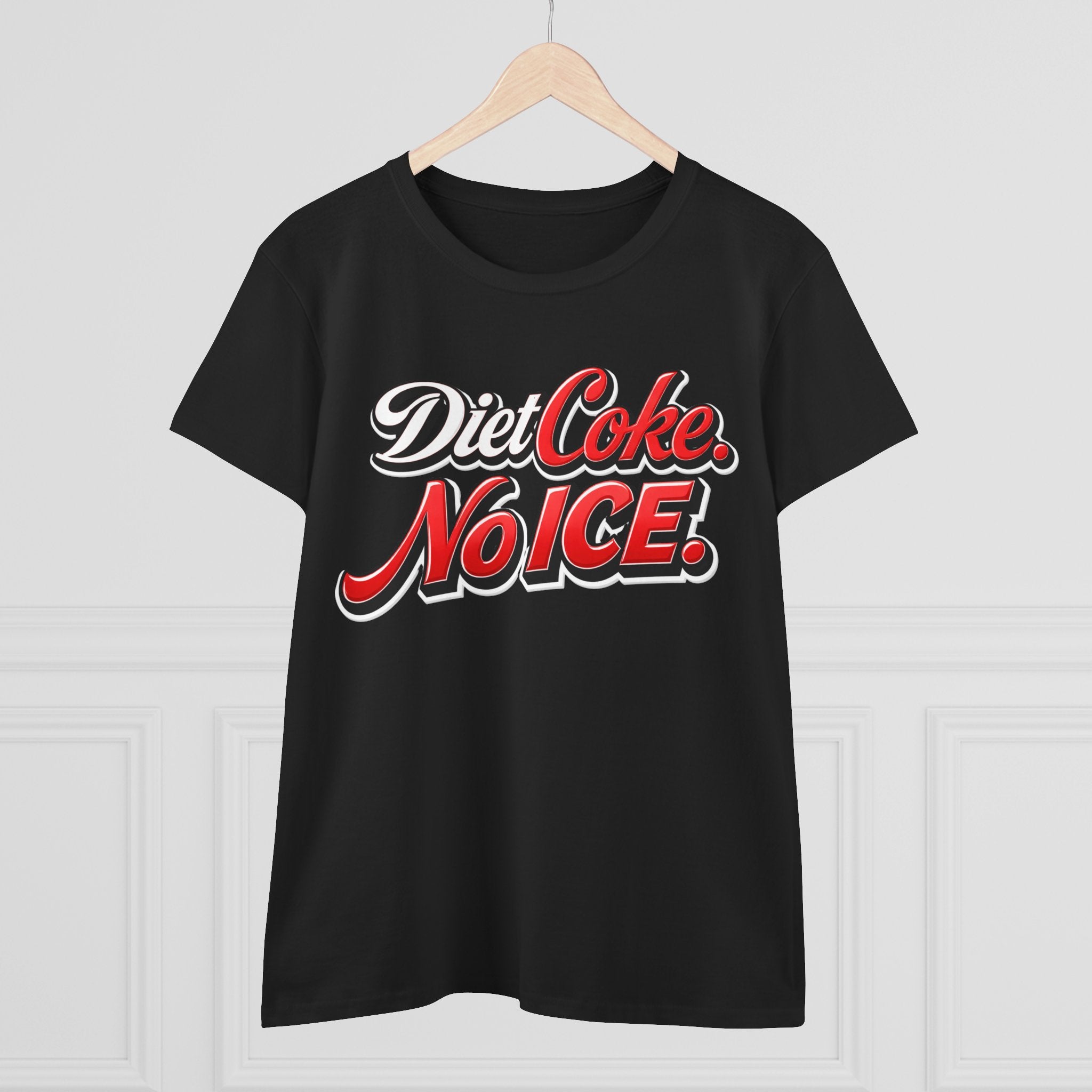 Diet Coke No Ice T‑Shirt — Retro Soda Graphic Tee for Women