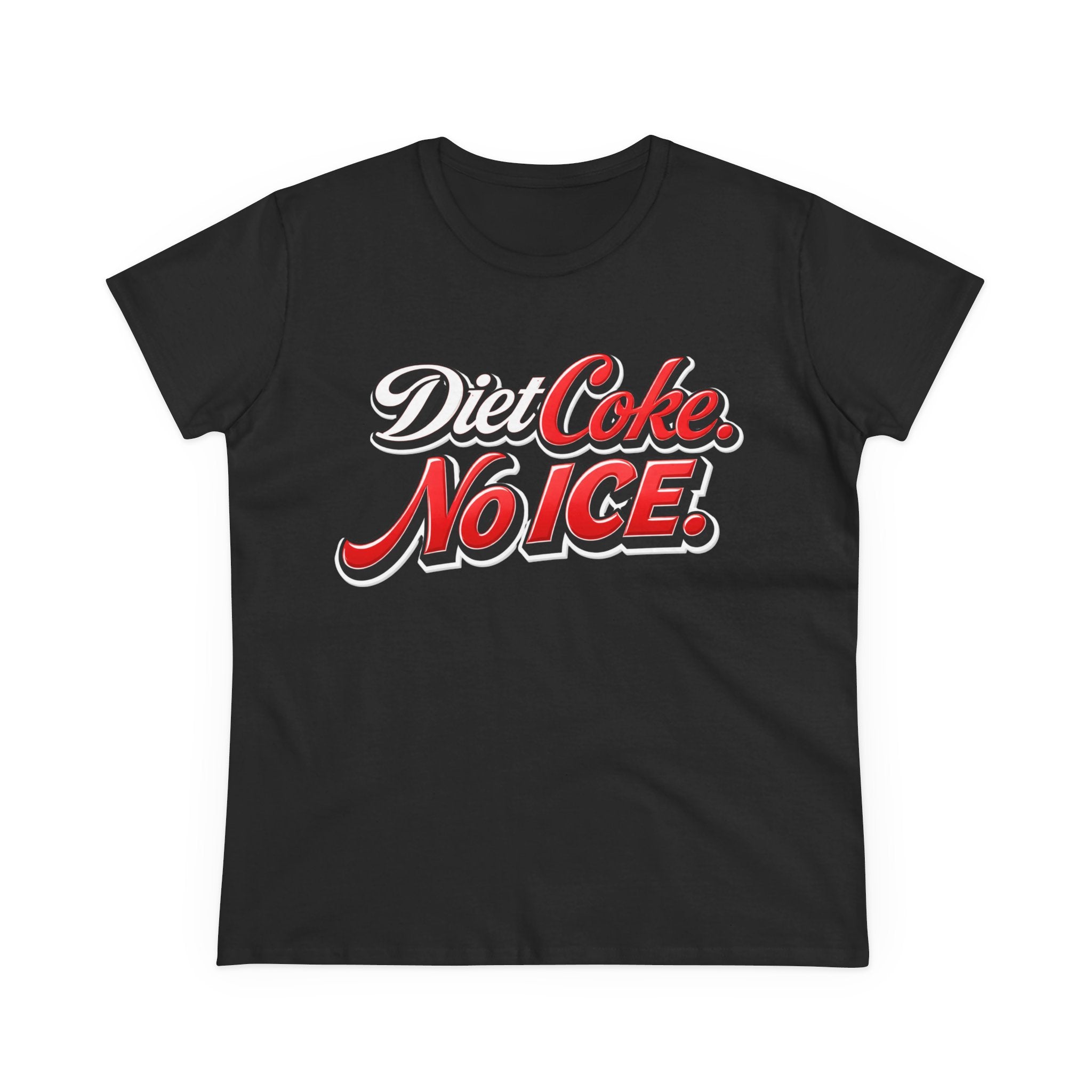Diet Coke No Ice T‑Shirt — Retro Soda Graphic Tee for Women