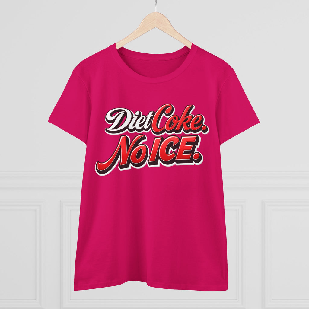 Diet Coke No Ice T‑Shirt — Retro Soda Graphic Tee for Women