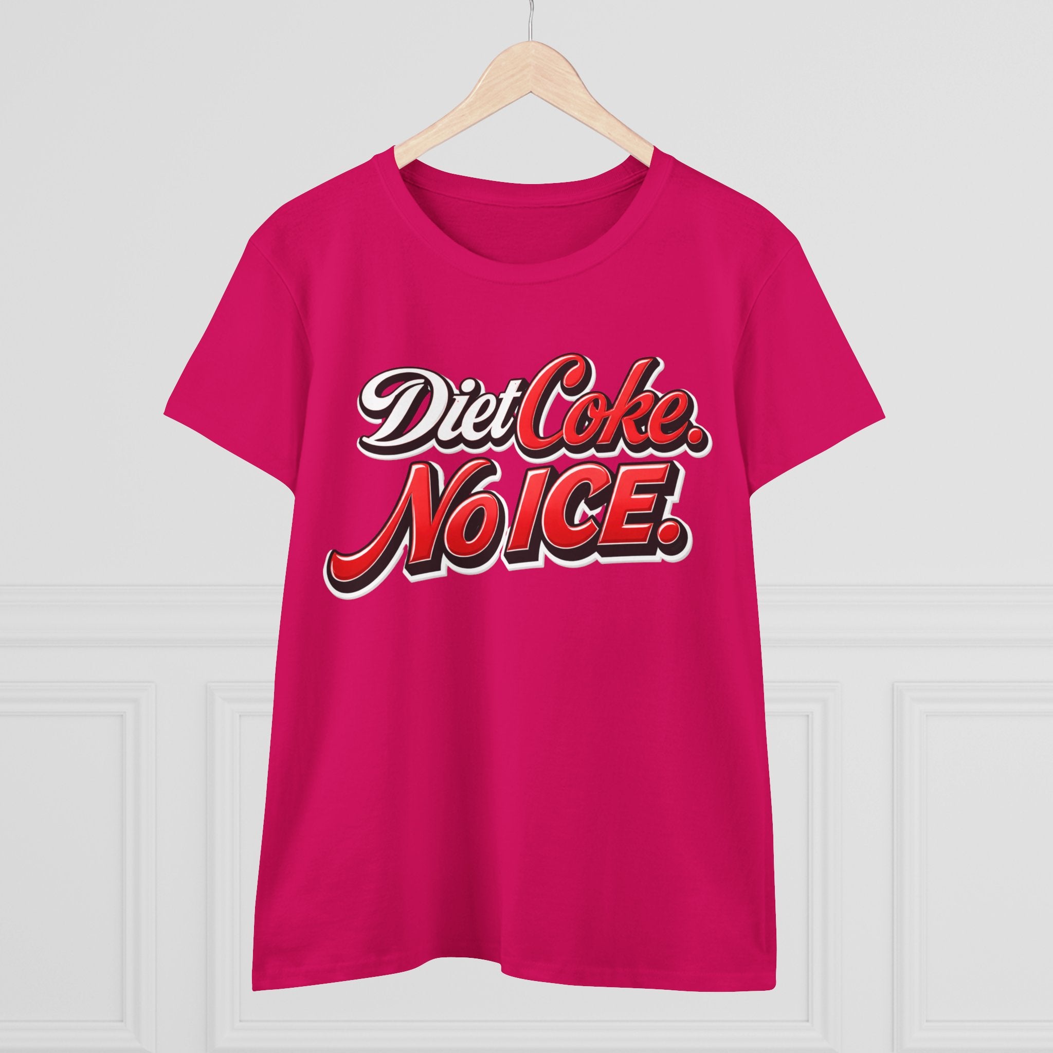 Diet Coke No Ice T‑Shirt — Retro Soda Graphic Tee for Women