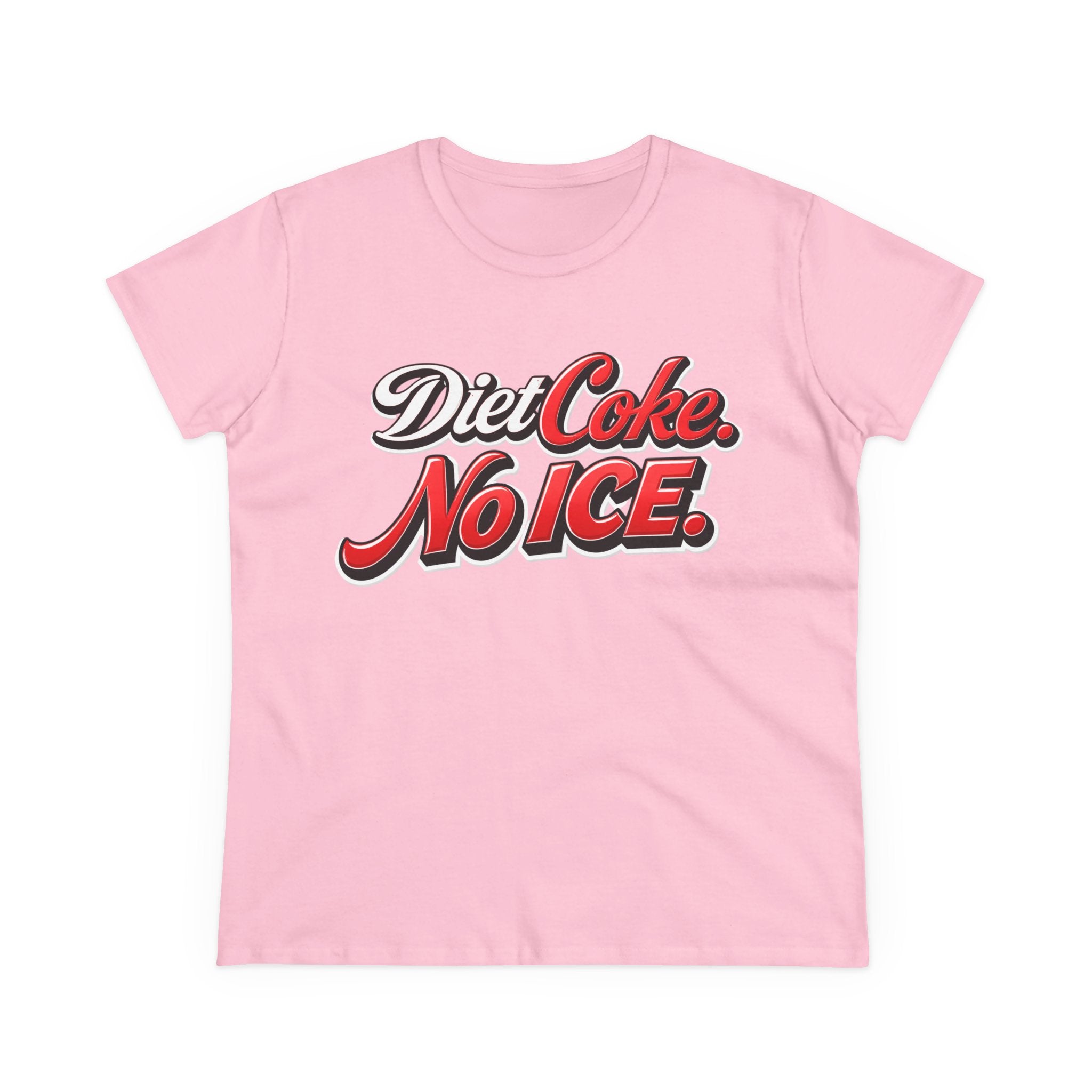Diet Coke No Ice T‑Shirt — Retro Soda Graphic Tee for Women