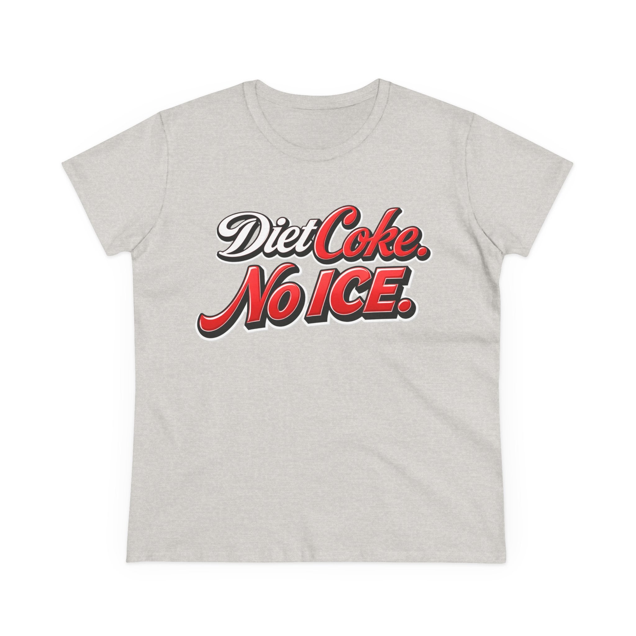 Diet Coke No Ice T‑Shirt — Retro Soda Graphic Tee for Women