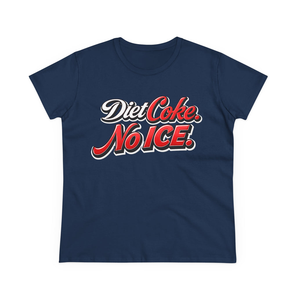 Diet Coke No Ice T‑Shirt — Retro Soda Graphic Tee for Women