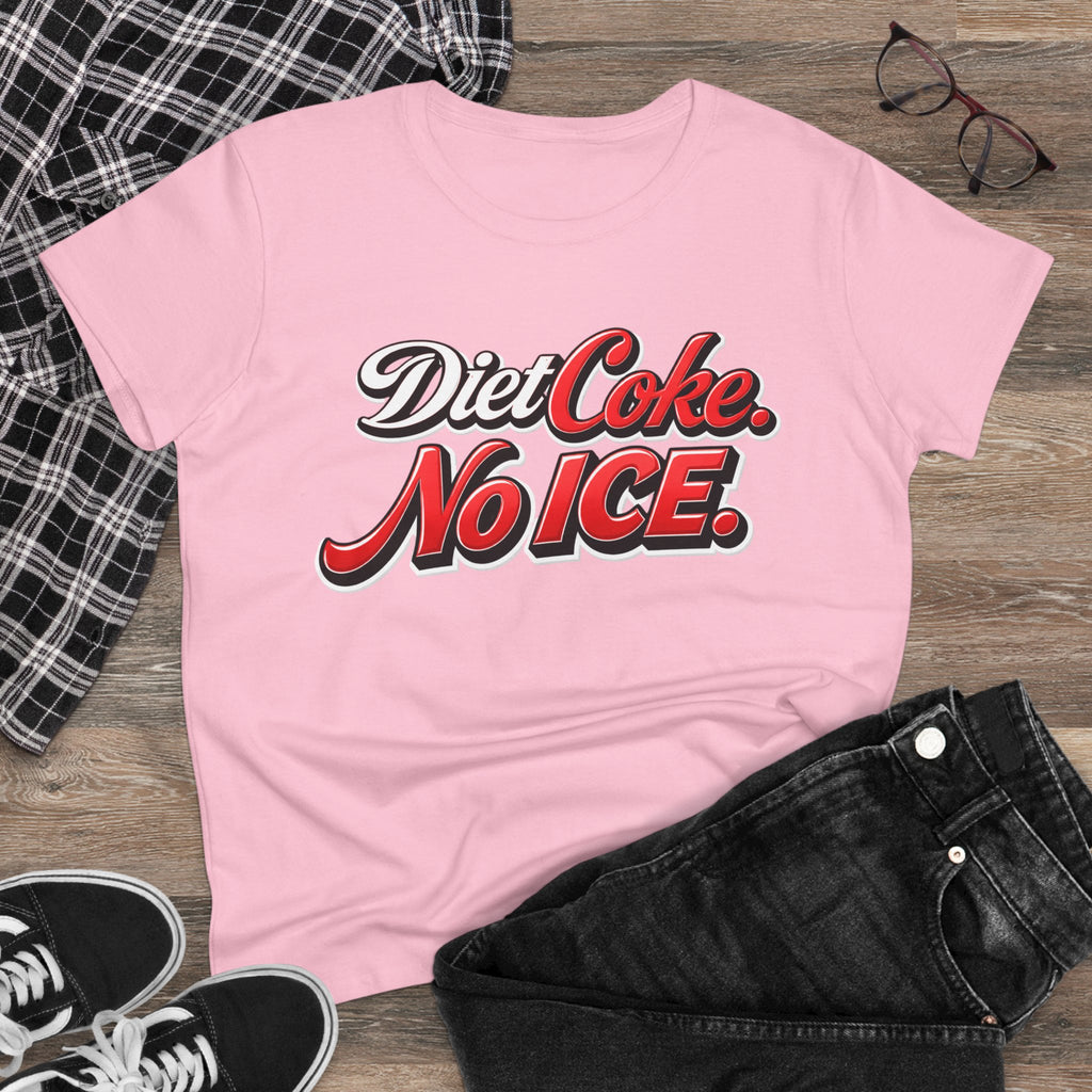 Diet Coke No Ice T‑Shirt — Retro Soda Graphic Tee for Women