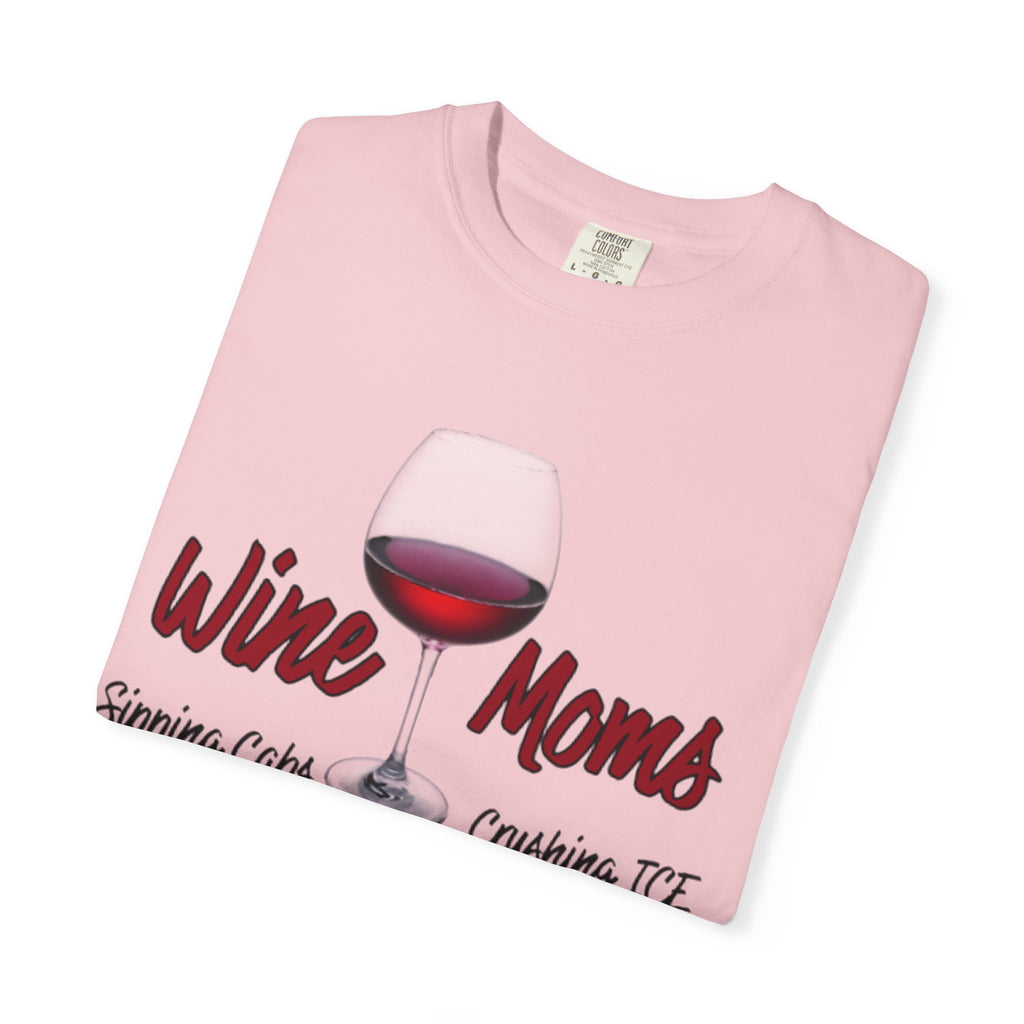 Wine Moms T-Shirt — Sipping Cabernet, Crushing It