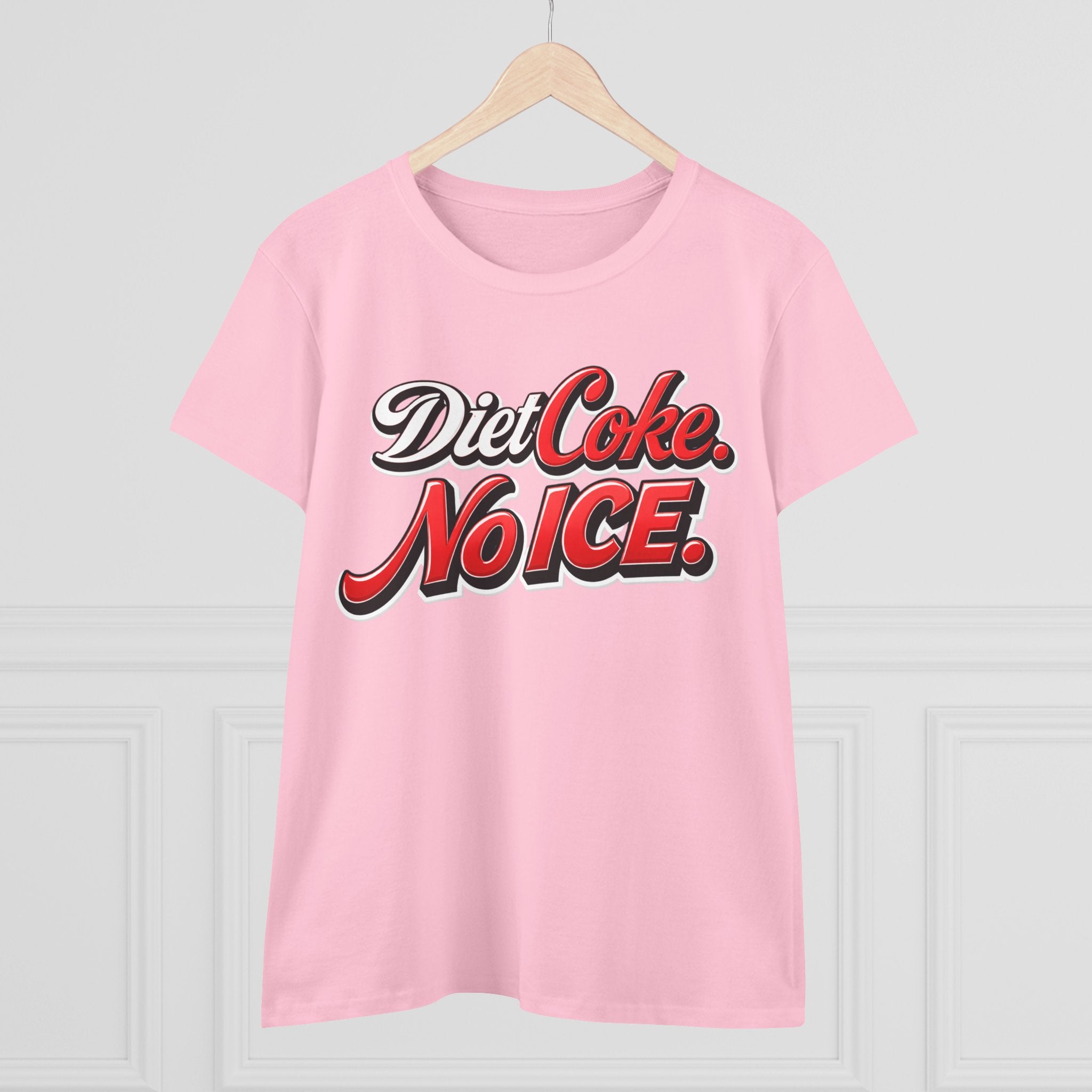 Diet Coke No Ice T‑Shirt — Retro Soda Graphic Tee for Women